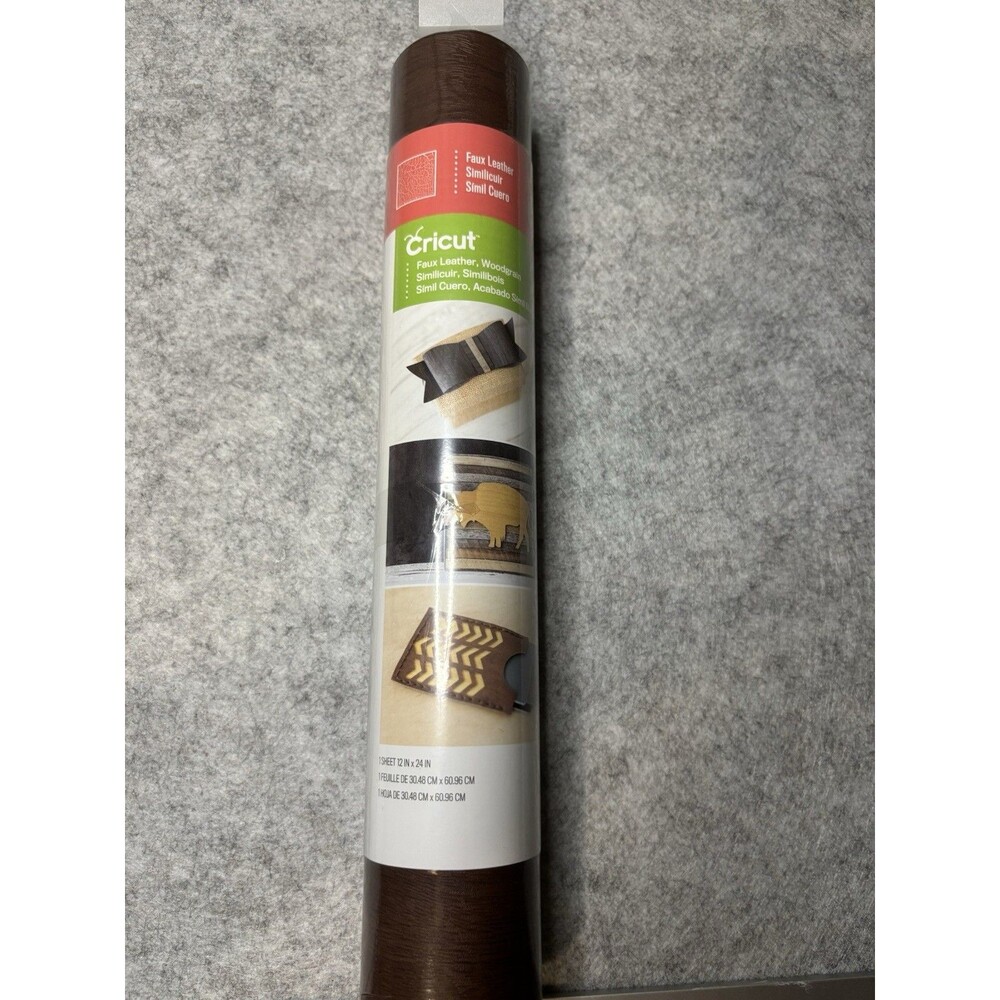 Cricut Faux Leather Walnut 12”x 24”